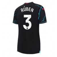 Ženski Nogometni dresi Manchester City Ruben Dias #3 Tretji 2023-24 Kratek Rokav